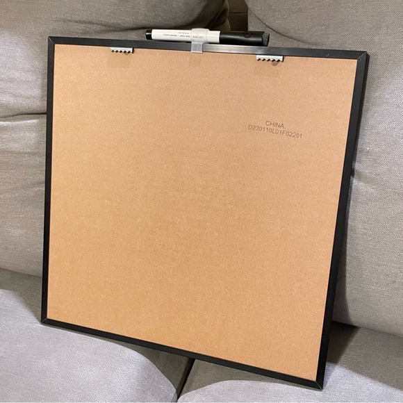 Framed Magnetic Dry Erase Wall Calendar Board - Picture 3 of 7